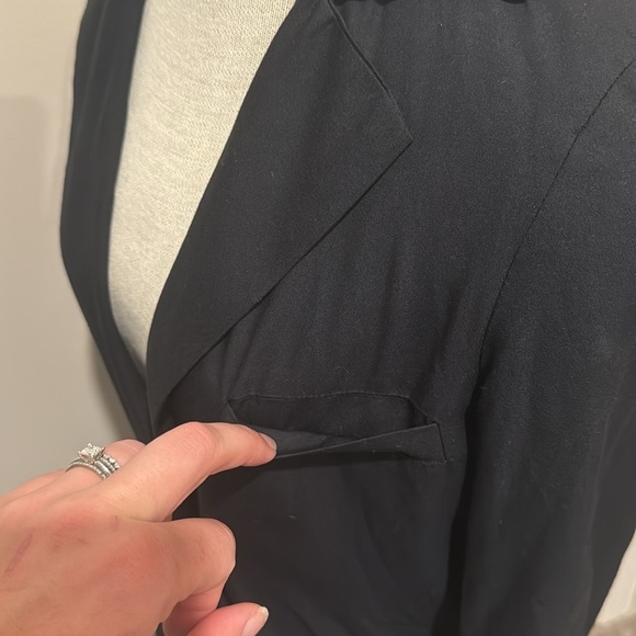 Able - Micah Drapey Blazer - Black - Size XXS - Gently Used!! - Picture 7 of 11